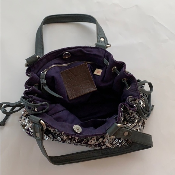 NWOT Anthropologie Jasper & Jeera Sequin Handbag - Picture 3 of 4